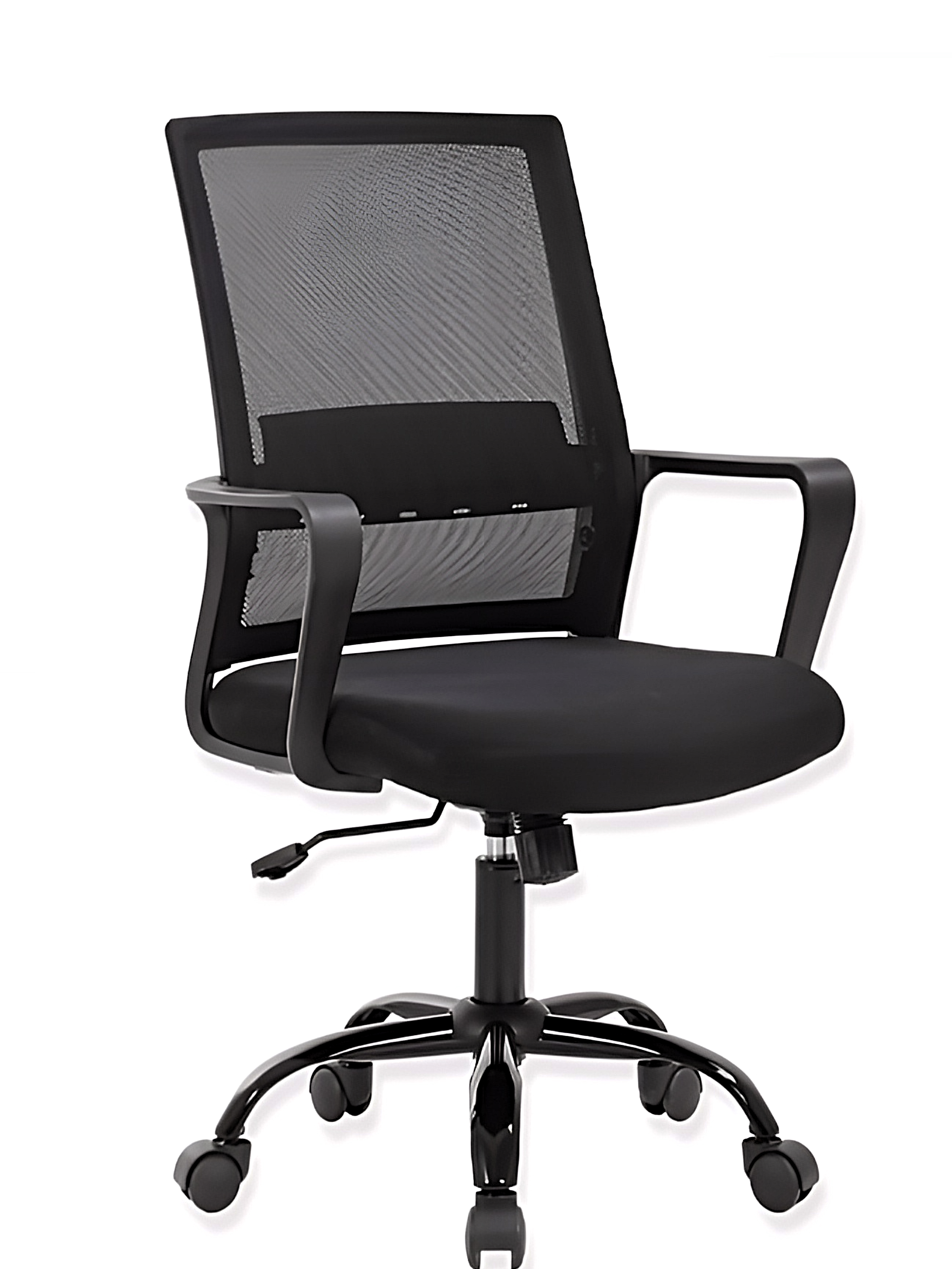 Mid Back Revolving Chair (Black)