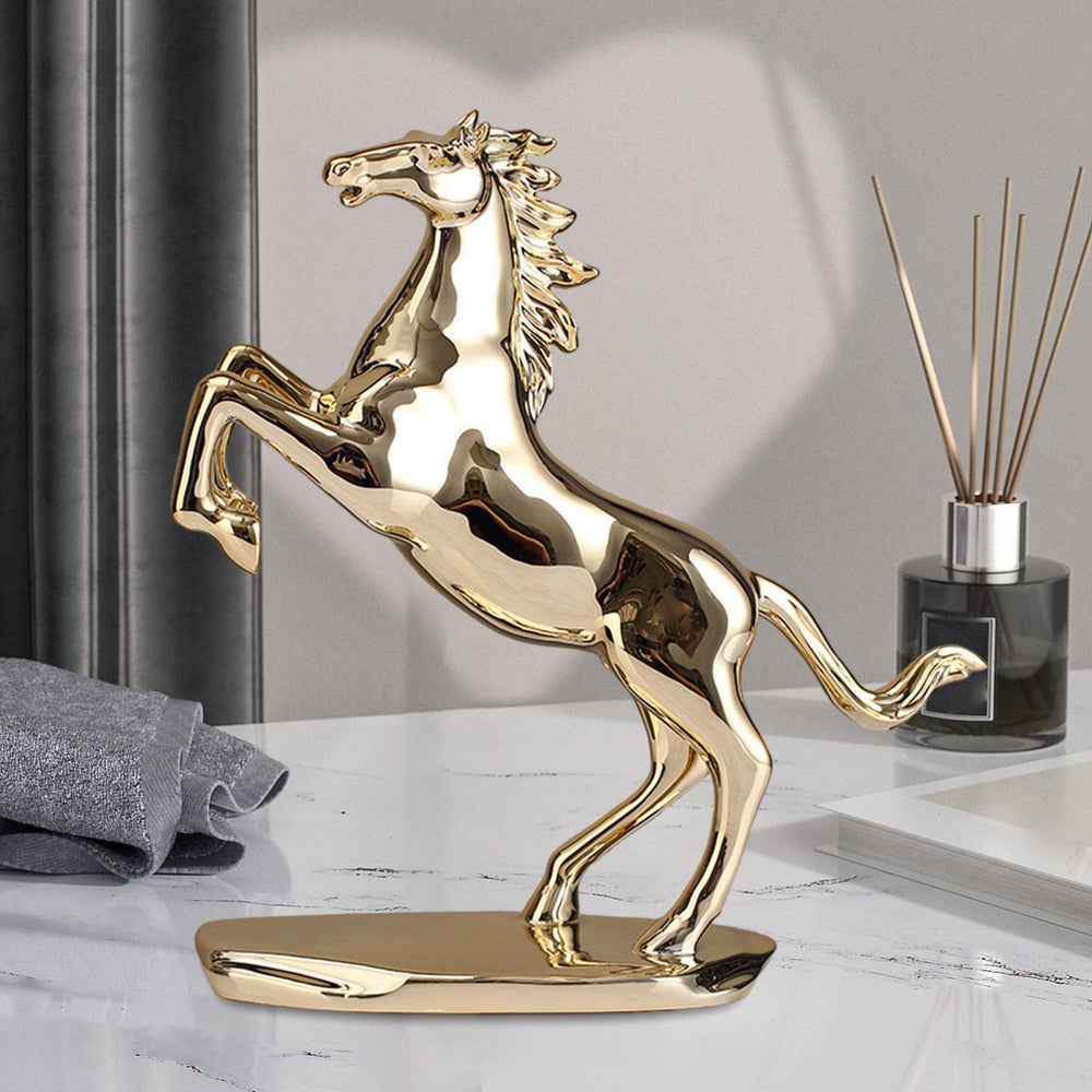 Brass Horse Sculpture