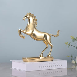 Brass Horse Sculpture