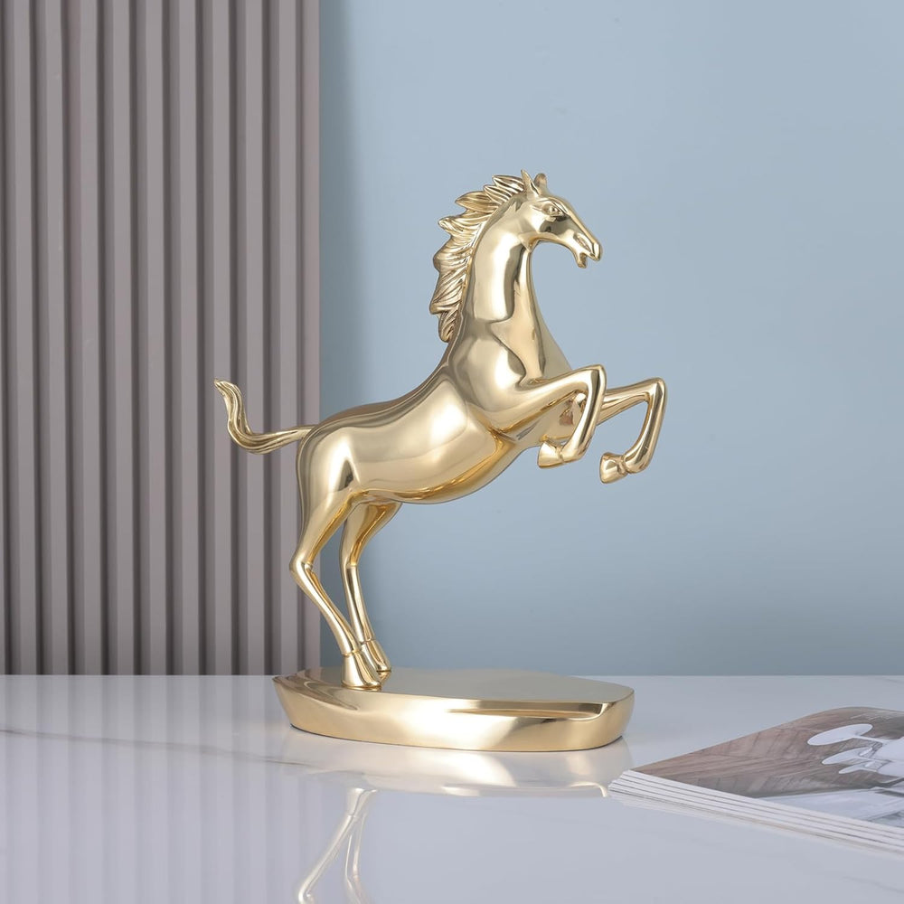 Brass Horse Sculpture