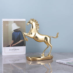 Brass Horse Sculpture