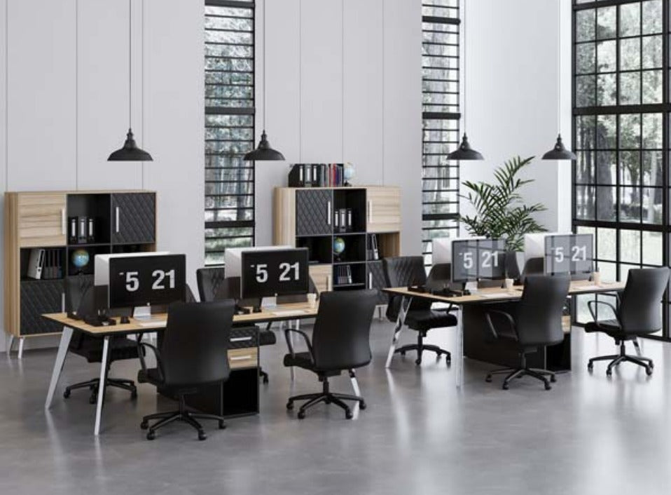 Nova Workstation for 4 People with storage
