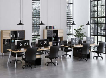 Nova Workstation for 4 People with storage