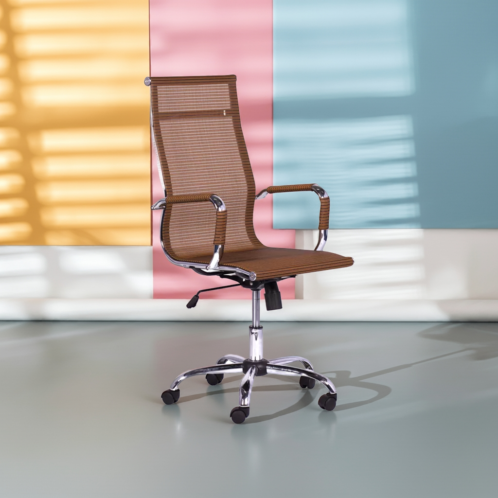 Matrix Chairs Computer Matric Brown Executive Computer Chair | Ergonomic & Premium Comfort ...