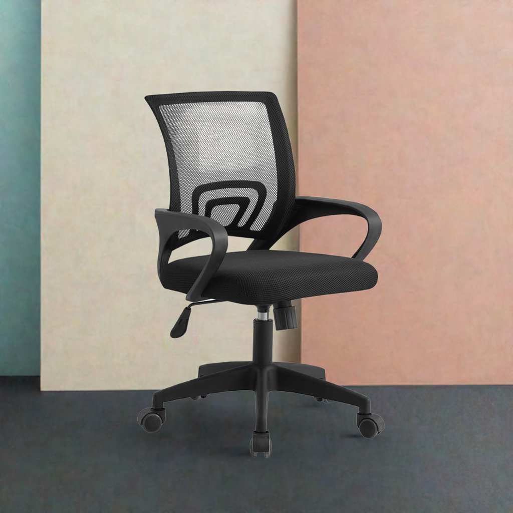 Star mid back computer chair - mesh office chair - multiwood