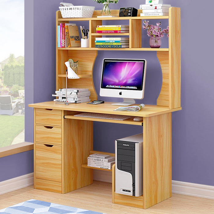 Box Computer Table Bamboo Computer Table with Cupboard | Stylish & Functional Desk – multiwood