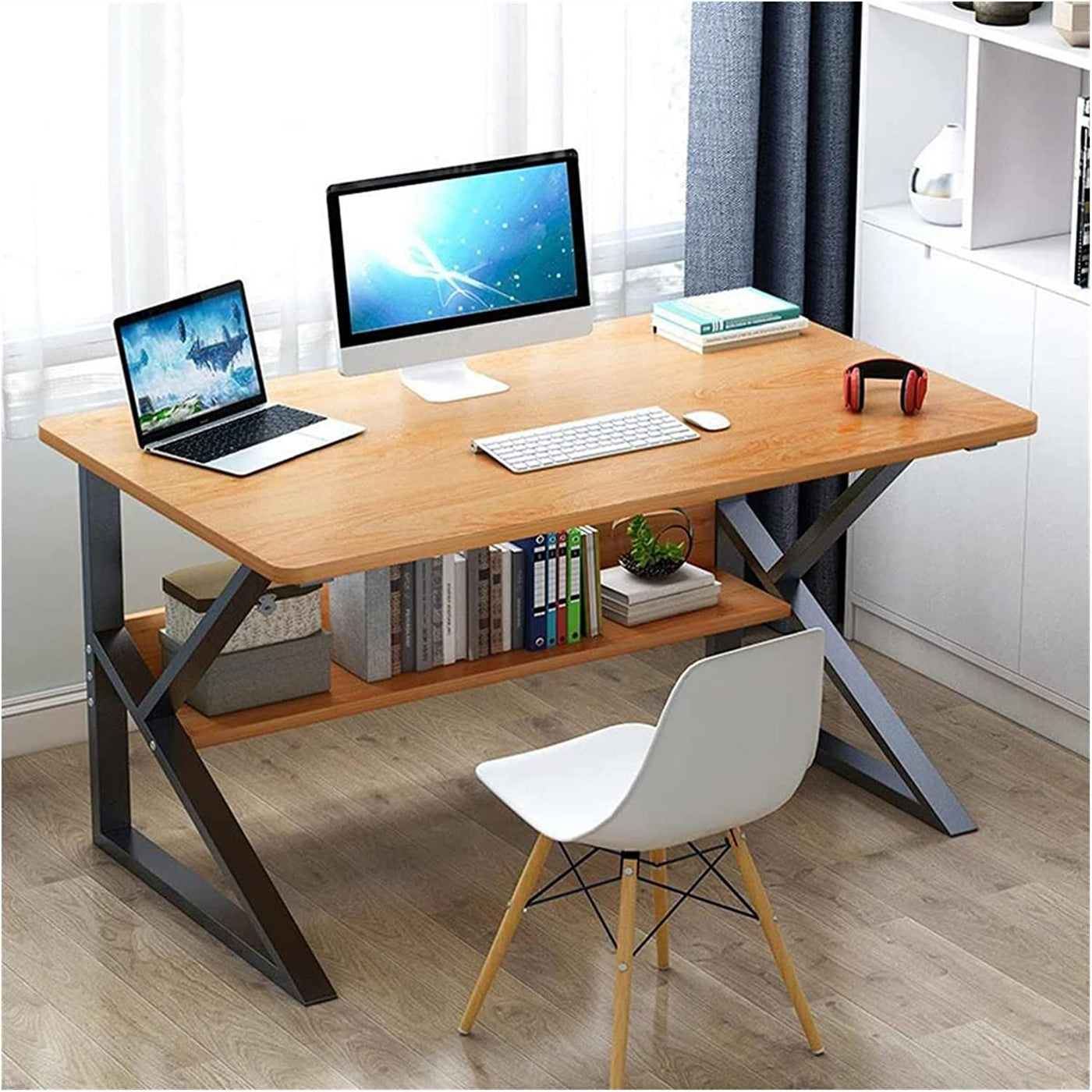 Corridor Study Table Meander Corner Study Table | Compact & Functional Desk – multiwood