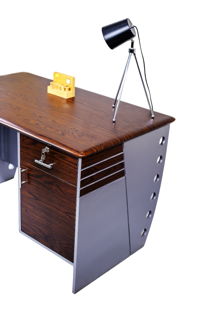 Smart working table with drawer - best workstation desk - multiwood