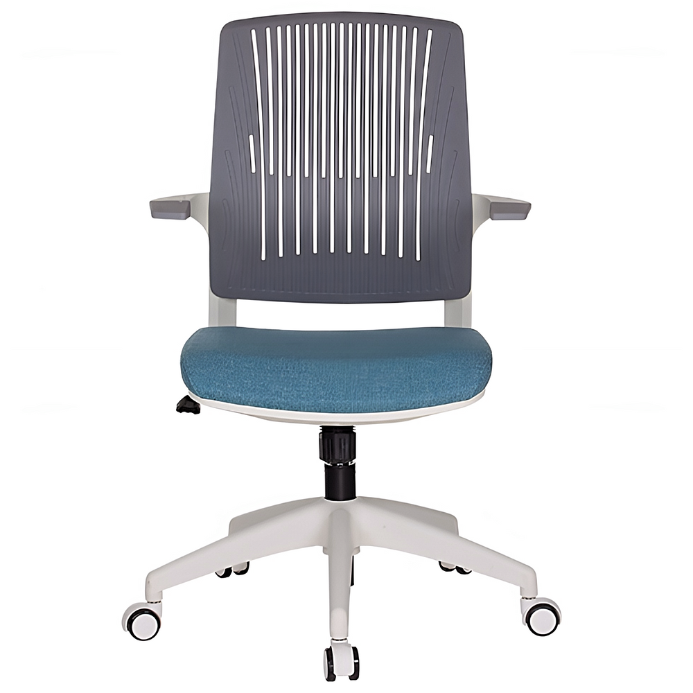 Eva Mid Back Revolving Chair (Grey)